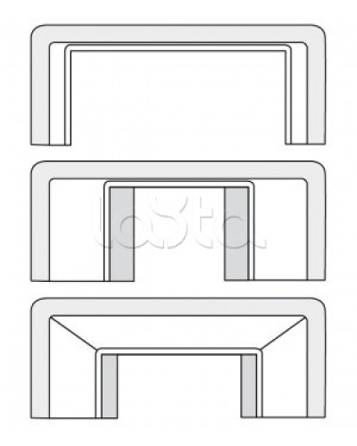 Набор адаптеров для миниканалов DKC 10133 в Одинцово Аксессуары для кабель-канала Pintop.ru