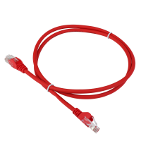 Патч-корд LANMASTER LSZH UTP кат.5e, 4.0 м, красный LANMASTER LAN-PC45/U5E-4.0-RD